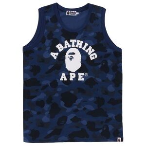 Bape Blue Camo College Tank